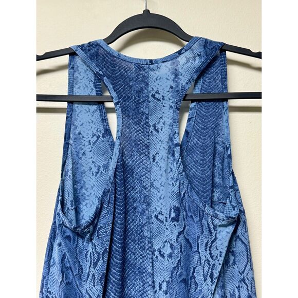 JOIE 100% Silk Blue Snakeskin Print Peri B Charmeuse Dress, Sz XS - Picture 8 of 12